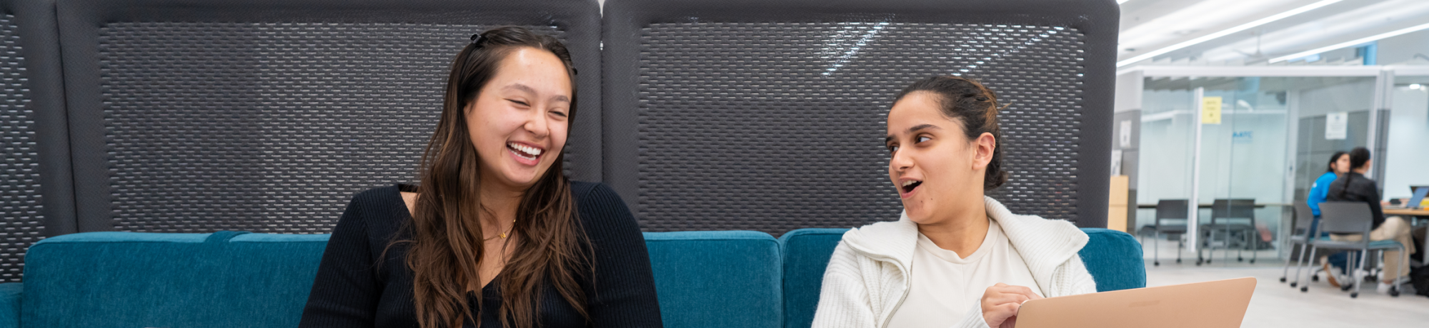 UC Davis students in conversation